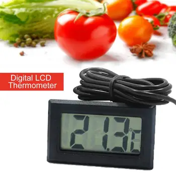 Мини LCD Дигитален Термометър, Влагомер Температурата В Помещението е Удобен Сензор за Температура, Влага Измервателни Уреди Кабел