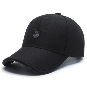 Модерна бейзболна шапка от 100% памук, класическа спортна шапка, ежедневни шапка за голф, солнцезащитная шапка, регулируем однотонная шапка за татко