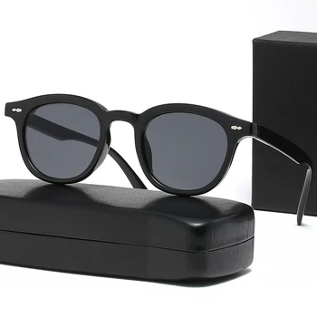 Модни Слънчеви очила в кръгла рамка, Класически ретро Мъжки и дамски Слънчеви очила, Дамски Vintage Слънчеви очила С защита от UV400