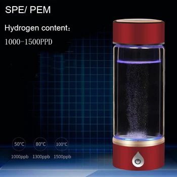 Новата бутилка-йонизатор на вода с генератор на SPE/PEM, обогатена с водород, с разцепени използване на PET-бутилки с високо съдържание на водород H2 и O2