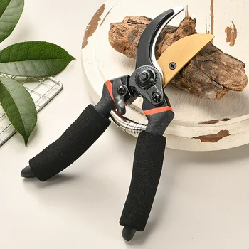 Ножици за високо качество на довършителни градински инструменти за градинарство със стоманени остриета, ножиците за спестяване на труд, определени сгъване триони, ножици за подстригване