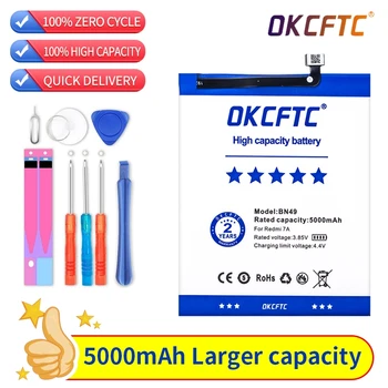 Оригинална Батерия OKCFTC BN49 5000 ма За Xiaomi Redmi 7A Redmi7A, Висококачествени Сменяеми Батерии За Телефон