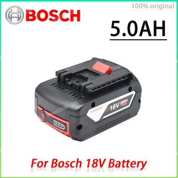 Оригинална професионална литиева батерия Bosch 18V 5.0 AH акумулаторна батерия електроинструменти на Bosch BAT609 BAT609G BAT618 BAT618G