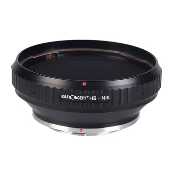Преходни Пръстен за обектива на камерата K & F Concept HB-NIK за обектив с монтиране Hasselblad V CF камера Nikon F Mount D600 D800 D5200 D7100