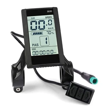 Протокол 2, електрически велосипеди, дисплей за наем, 24, 36, 48, LCD дисплей, S830 с водоустойчив USB връзка (5 контакти)