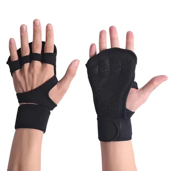 Ръкавици за тренировки по вдигане на тежести за мъже, вградени тайна за китките и нескользящие ръкавици за тренировка във фитнес залата за крос-тренировки в николов