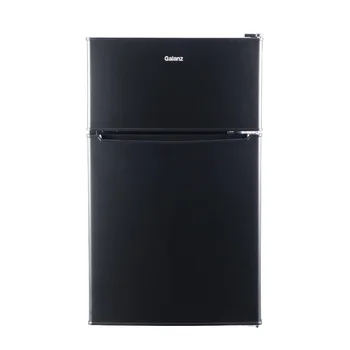С две врати, мини-хладилник Galanz обем 3,1 кубични фута, черен