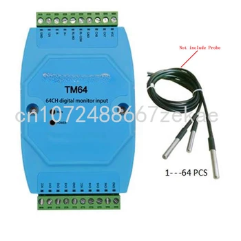 Сензор за температура RS485 DS18B20 многоканален, 8 канала, 64 сензор, мулти-канален температурен сензор.