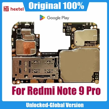 Такса Placa Mae с основна схема от 128 GB 64 GB ROM оригинален отключена за дънната платка Redmi Note 9 Pro