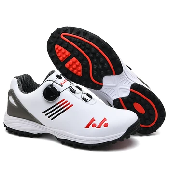 Тренировочная обувки за голф, водоустойчив мъжки маратонки за голф, мъжки луксозни обувки, удобни спортни обувки