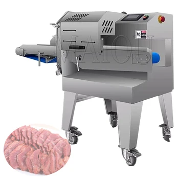 Устройство за нарязване на варено месо, микрозамороженного месо, електрическа машина за рязане на шунка, колбаси и шунка, търговска машина за нарязване на