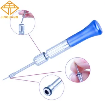 Устройството е с дръжка за стоматологично отвертка, микроотвертка за импланти, ортодонтический инструмент за подбор, самосверлящий инструмент, инструменти за стоматолози