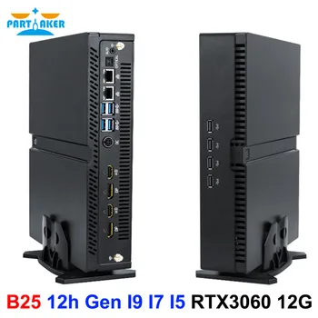 Участник мини PC Геймър 12-то поколение Intel i9 12900F i7 12700F i5 12400F RTX 3060 12G PCIE4.0 Windows 11 Мини компютърни Игри WiFi6