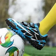 Футболни обувки за деца, младежи, възрастни, футболни обувки за мъже, спортни обувки с мека подметка, които нарастване на