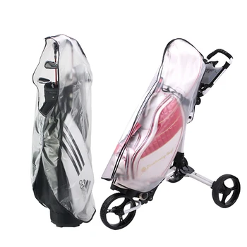 Чанта за голф дъждобран градинска чанта за стика за голф, Водоустойчив здрав прахоустойчив калъф от PVC аксесоари за голф игрища